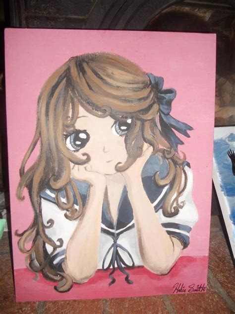 Art And Collectibles Painting Anime Acrylic Painting Pe