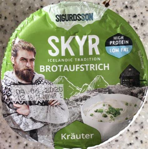 Probieren sie gutes aus elsdorf ! Skyr Icelandic Tradition Brotaufstrich Kräuter Sigurdsson ...