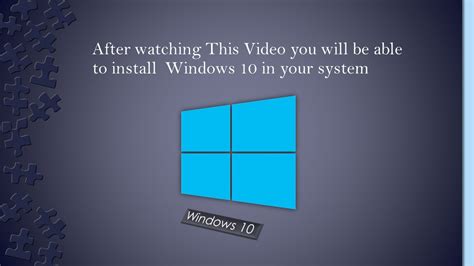 Installing Windows 10 Complete Setup Youtube