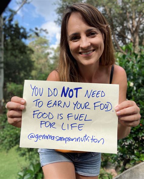 You Do Not Need To Earn Your Food — Gemma Sampson