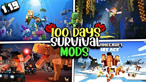 Top 5 Best Mods For Minecraft 100 Days Survival Minecraft 100 Days