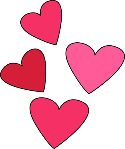valentines day hearts clip art valentine week 6 2 clipartix