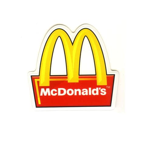 1518 Mcdonald S Logo Sign Height 8 Cm Decal Sticker DecalStar Com