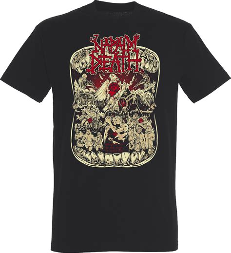 T Shirt Napalm Death Throes Of Joy Schwarz T Shirts Napalm Death