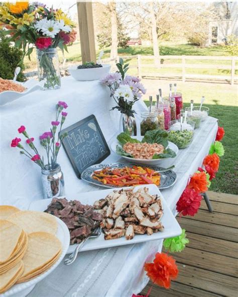 Lovely Fiesta Taco Bars B Lovely Events In 2021 Taco Bar Wedding Food Bar Set Up