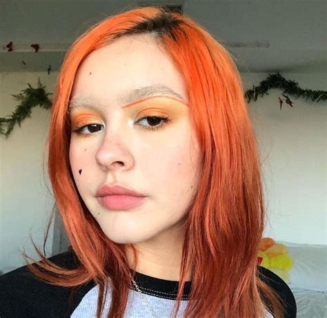 Bleached Eyebrows Turned Orange