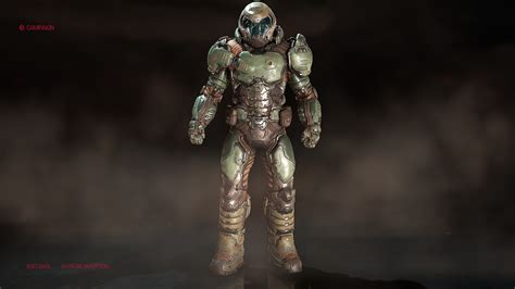 Doom Marine Praetor Suit Doom 2016 Minecraft Skin