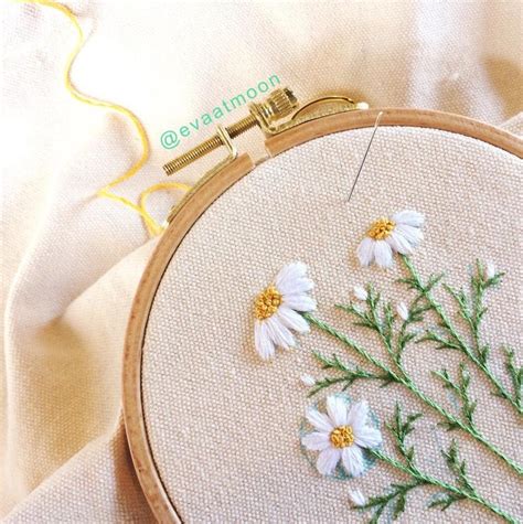 Hand Embroidery PDF Pattern. DAISY Hand Embroidery Pattern | Etsy ...