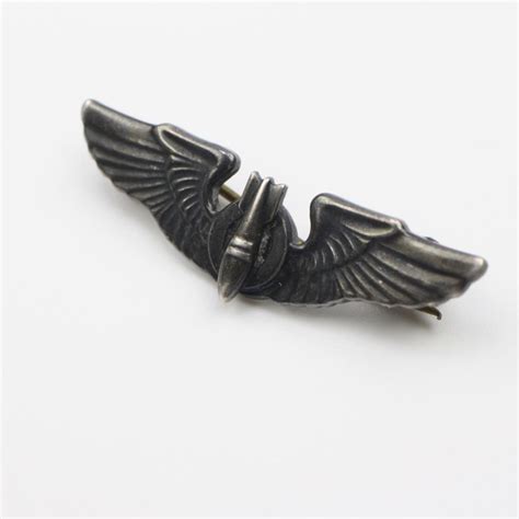 Sterling Silver Wwii Bomber Wings Brooch Property Room