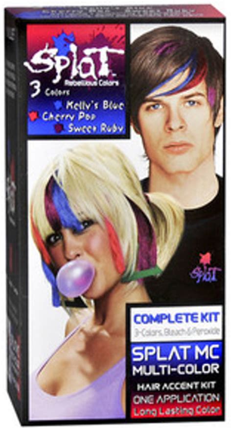 There are a variety of shades and permanence which come with these products so please keep those in mind as we begin reviewing. Free: NEW Splat Hair Color/Dye Red/Blue/Purple (Complete ...
