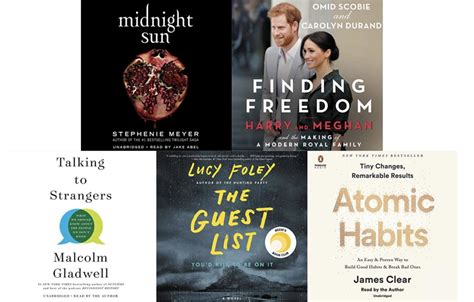 Here Are 5 Best Selling Audiobooks We Cant Wait To Listen To