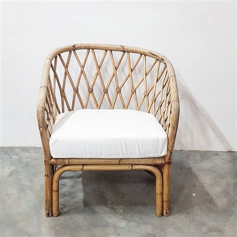 Wicker is a process using natural or synthetic materials to weave chairs, tables etc. Bamboo Cane Armchair Hire for Weddings & Events | Muse Decor