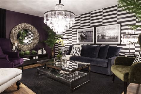 30 Living Room Purple And Grey Decoomo