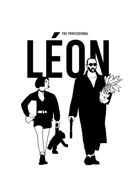 Léon The Professional Léon Poster Mathilda Jean Reno Natalie
