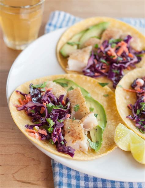 Recipe Fish Tacos With Quick Cabbage Slaw Kitchn