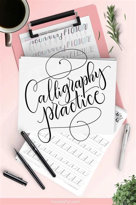 Calligraphy Practice Tips To Set Up For Brush Calligraphy In 2023