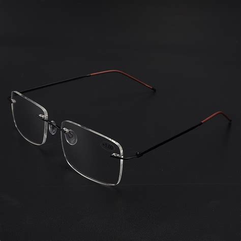 Rimless Progressive Multifocal Presbyopia Intelligent Reading Glasses Resin Lens Health And Beauty