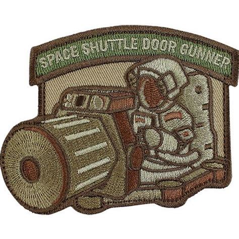 Space Shuttle Door Gunner Multicam Ocp Patch Usamm