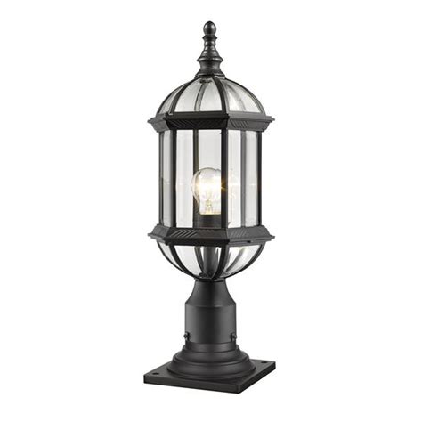 Applique solaire ibiza 200 lm noir inspire. Z-LITE Luminaire extérieur sur socle Annex, 1 lumière ...