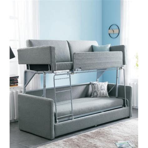 It is suitable for residential as well as commercial use. Folding Functional Sofa Bed Fashion Bunk Bed for Living Room Furniture Iron Durable Frame ...