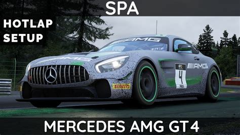 Acc Mercedes Amg Gt Spa Setup Walk Through Hotlap Youtube