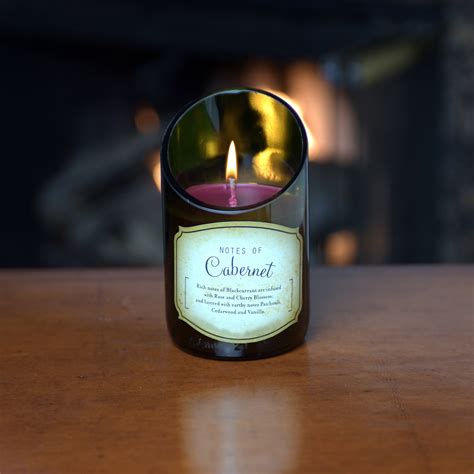 Cabernet Wine Bottle Candle Superb Value Wine T And Very Etsy