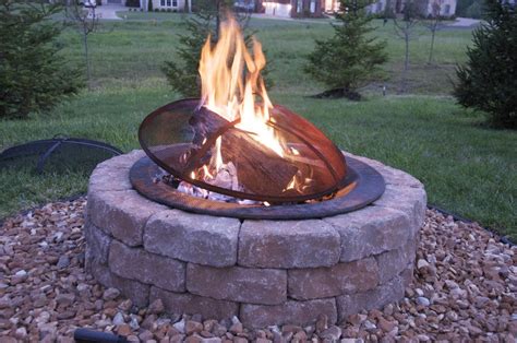 How To Build An Outdoor Firepit The Polkadot Chair