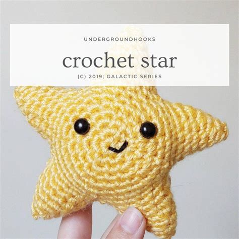 Crochet Star Pattern Easy Beginner Crochet Plushie Kawaii Etsy