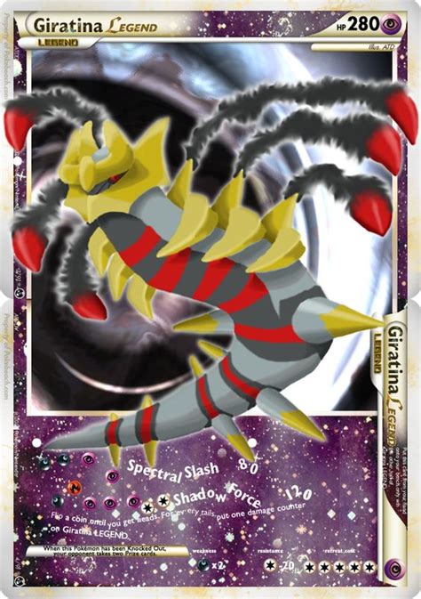 Estimated value of giratina platinum 28/127 based on recently sold items. Legend Pokemon Cards | new cards for it is a legend card giratina legend | Things I love ...