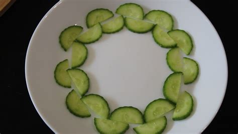 Cucumber Garnish 8 Ways Cucumber Decoration My Culinary Expressions