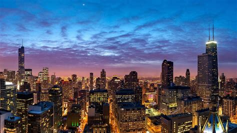 40 High Resolution Chicago Skyline Wallpaper Wallpapersafari