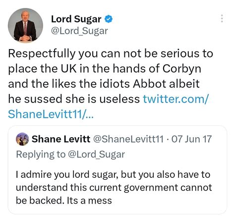 Mukhtar On Twitter There Was No Outrage And Nobody Condemned Alan Sugar For These Tweets