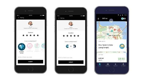 If you accept the terms, you'll start. Uber Compliments is a new, improved way of driver feedback ...