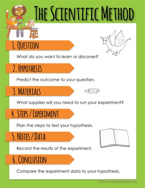 Steps Of Scientific Method Worksheet