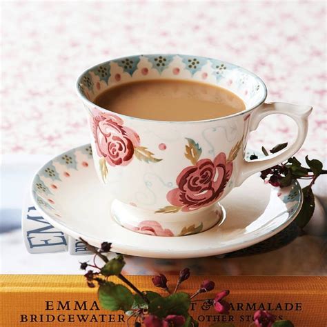 Emma Bridgewater Rose And Bee Large Teacup And Saucer Tea Lover Coffee