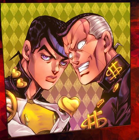 Higashikata Jousuke And Nijimura Okuyasu Jojo No Kimyou Na Bouken And