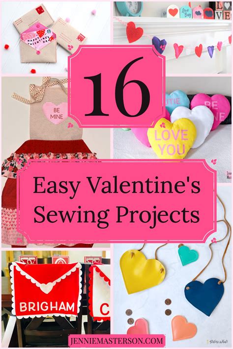 16 Easy Sewing Projects For Valentines Day Jennie Masterson