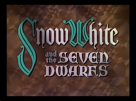 Snow White And The Seven Dwarfs 1937 Screencapsus