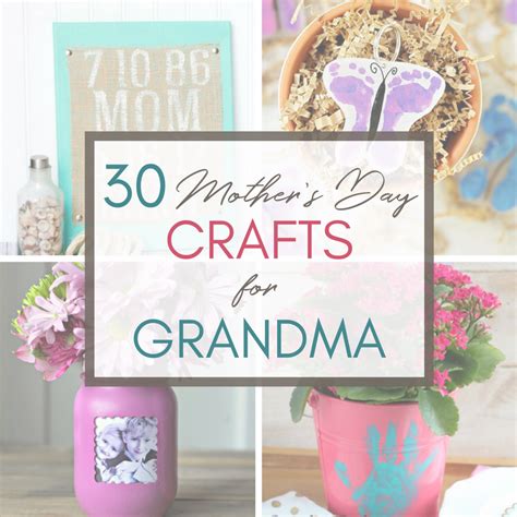 30 Completely Precious Mothers Day Crafts For Grandma Mothers Day