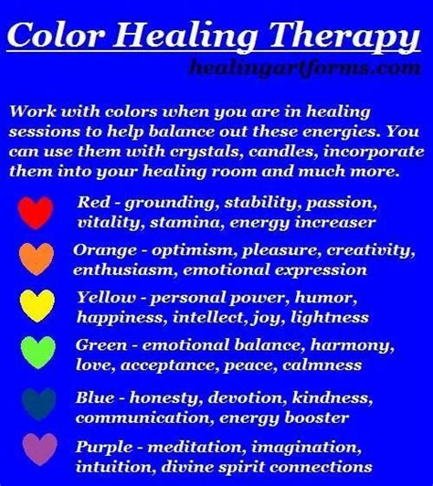 Colour Color Healing Healing Therapy Color Therapy
