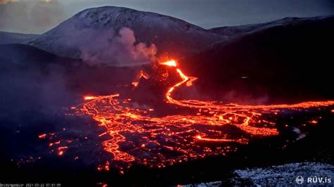 New Fissure Eruption Near Fagradalsfjall In Iceland