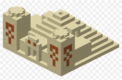 Desert Temple Minecraft Minecraft Sand Pyramid Hd Png Download