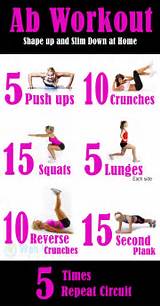 Photos of Home Workouts Core