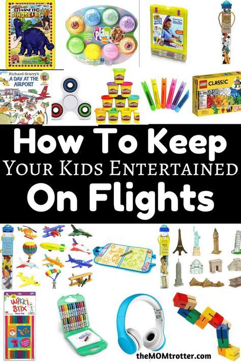 How To Keep Your Kids Entertained On Flights Airplane Activities