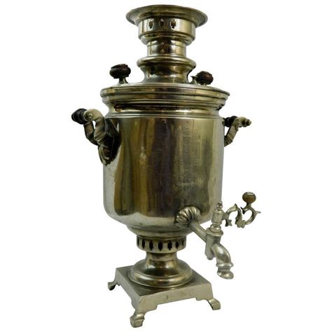 Circa 1825 Silver Russian Samovar For Sale At 1stdibs