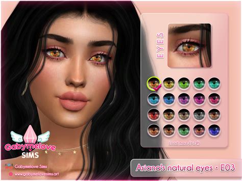 Arianas Natural Eyes • E03 Contact Lenses The Sims 4 Catalog
