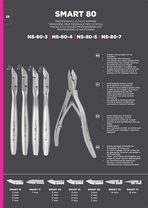 cuticle nipper staleks smart 80 4mm kris nails