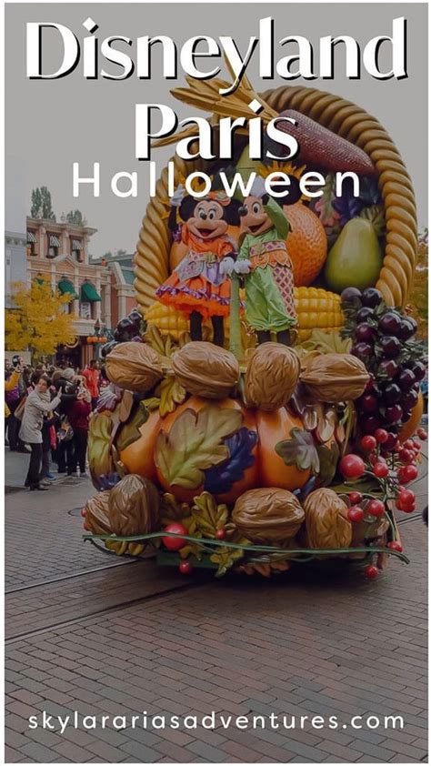 How To Spend Halloween At Disneyland Paris Skylar Arias Adventures
