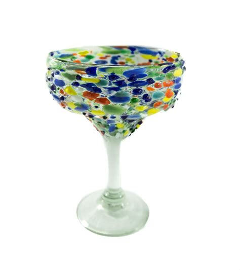 Hand Blown Margarita Glass Set Of 2 Xolo Imports Margarita Glass Glass Set Glass