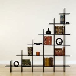 6' wide trilogy staircase shelf 0606a021. Pyramid Bookshelf